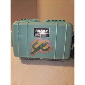 Pelican 1050 Hard Case w/ Foam Insert Blue for Camera Lens Flash Filter